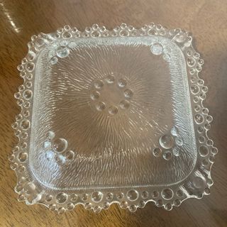 Cenicero Vintage Cristal Grabado