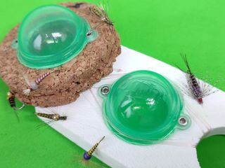 Aparejos de pesca (buldo) con moscas