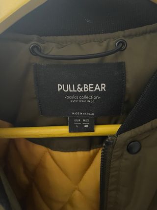 Chaqueta Bomber Pull&Bear Verde Militar