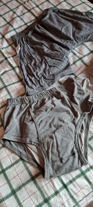 Ropa interior incontinencia gris
