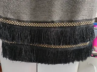 Vestido YOU & YOU Negro/Gris y dorado