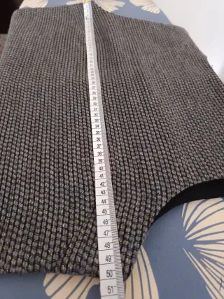 Vestido YOU & YOU Negro/Gris y dorado