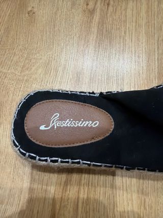 Sandalias negras mujer