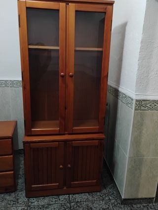 Mueble provenzal madera maciza salón