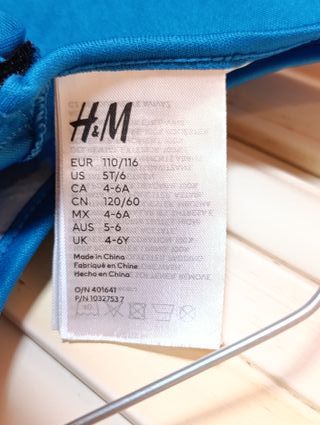 Costume Carnevale Capitan America H&M 110/116cm