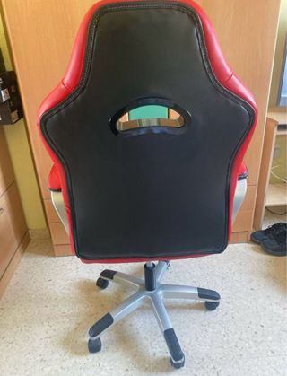 Silla Gamer/Escritorio Roja y Negra