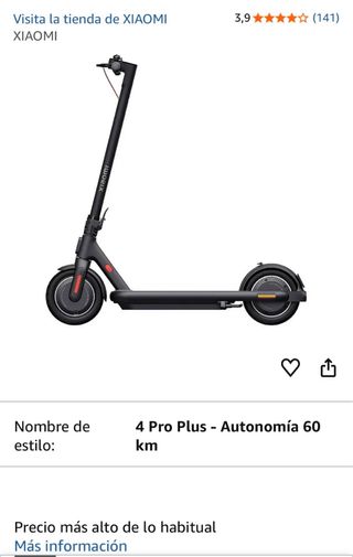 Patinete Eléctrico Xiaomi 4 Pro Plus 60km