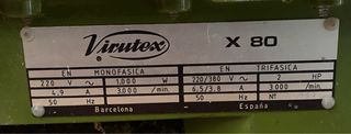 Ingletadora Virutex X80 Escuadradora