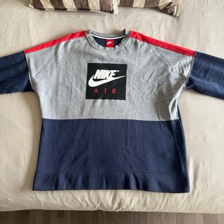 Sudadera Nike Gris y Azul