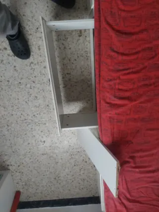 Cama nido blanca con cajones Ikea