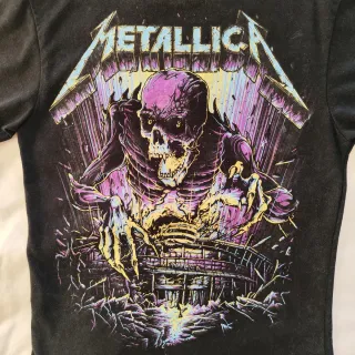 Camiseta Metallica Negra