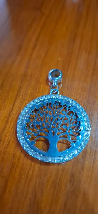 Colgante árbol de la vida con circonitas