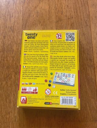 Juego de mesa Twenty One