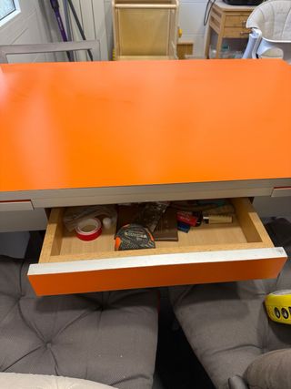 Mesa Comedor extensible a 160 y 4 Sillas