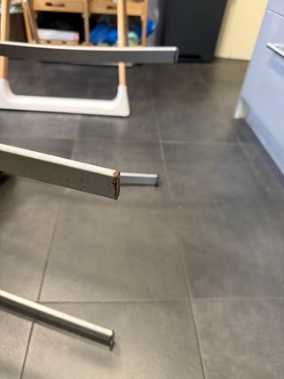 Mesa Comedor extensible a 160 y 4 Sillas