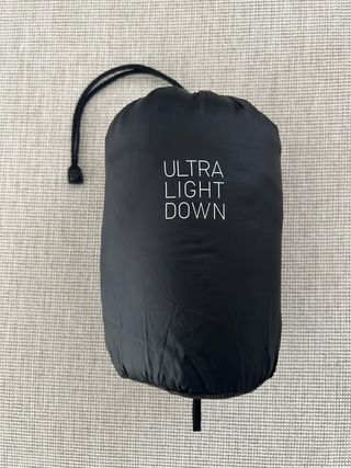 NUEVA Chaqueta UNIQLO Ultra Ligera Negra Talla M