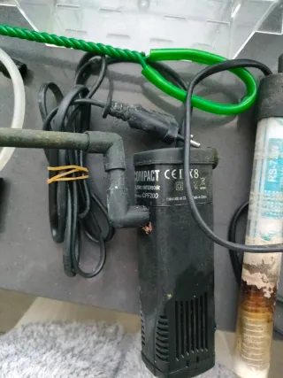 Acuario de cristal pequeño