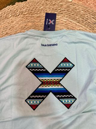 Camiseta Caballero Blue Banana Verde XXL