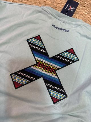 Camiseta Caballero Blue Banana Verde XXL