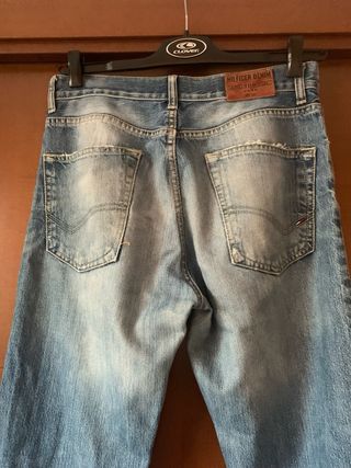 Tommy Hilfiger Denim Etichetta Pelle Marrone