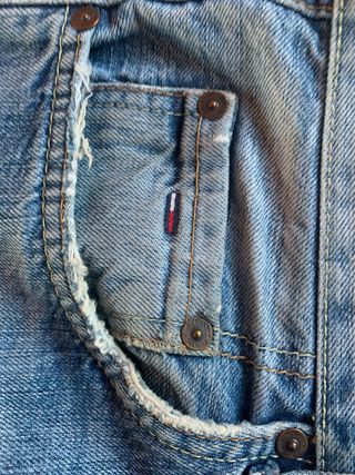 Tommy Hilfiger Denim Etichetta Pelle Marrone