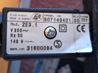 Aspiradora Lux Royal 1R con bateador ZE3.1