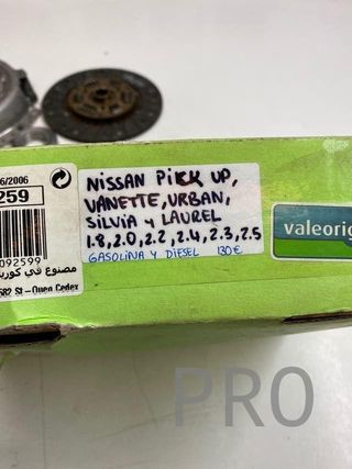 kit embrague pick up urban vanette nuevo