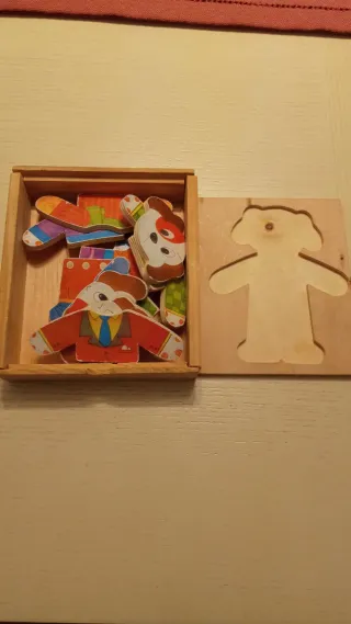 2 Puzzles madera infantil