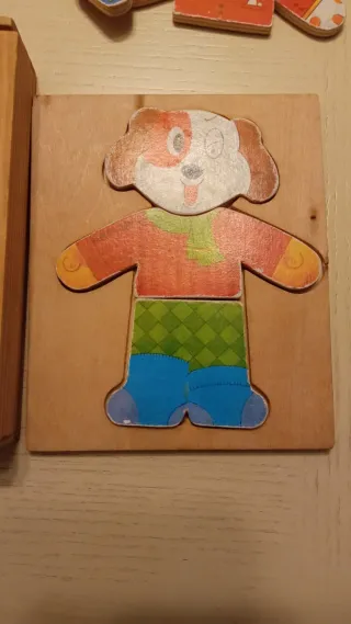 2 Puzzles madera infantil