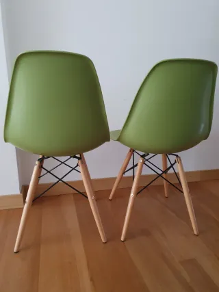 Juego de 2 Sillas Verdes