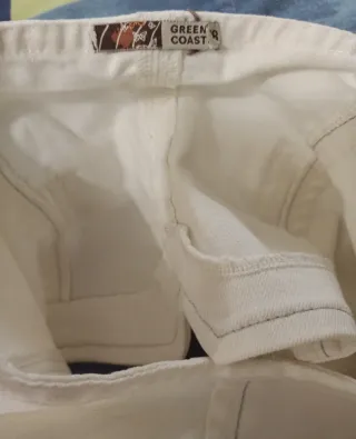 Chaleco vaquero blanco