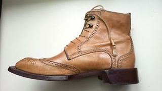 Branchini Stivaletti Pelle Marrone N.43