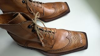 Branchini Stivaletti Pelle Marrone N.43