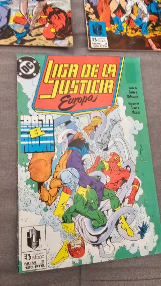 3 Cómics La liga de la justicia 1989