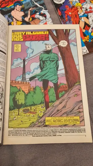 3 Cómics La liga de la justicia 1989