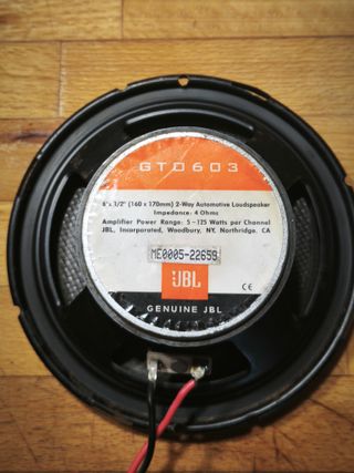 Altavoces JBL GTO603 6 125W 4 Ohms