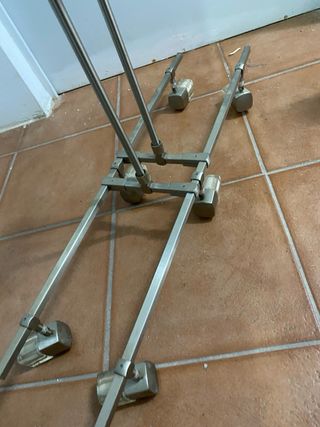 Lámpara de techo moderna metal plateado