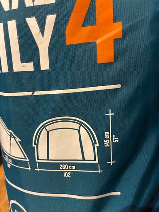 Tienda campaña Quechua Arpenaz Family 4 personas