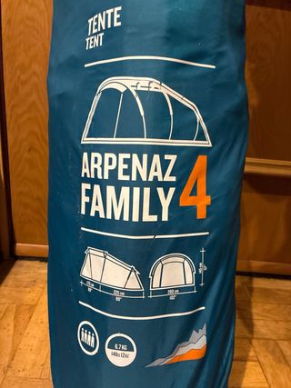 Tienda campaña Quechua Arpenaz Family 4 personas