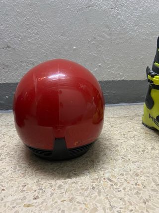 Casco de esquí infantil Quechua rojo
