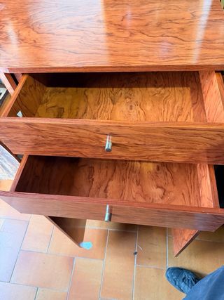 Mueble esquinero recibidor madera