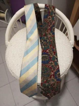 2 Corbatas Seda *Lanvin* Nuevas