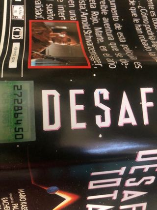 VHS Desafío Total (Total Recall) Arnold Schwarzene