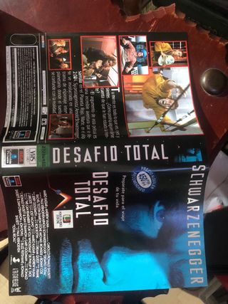 VHS Desafío Total (Total Recall) Arnold Schwarzene
