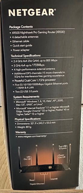 Router Gaming Netgear Nighthawk Pro XR500