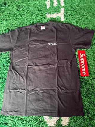 Supreme Dash Snow Tee Talla M Negra Nueva