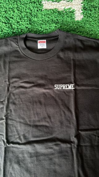 Supreme Dash Snow Tee Talla M Negra Nueva