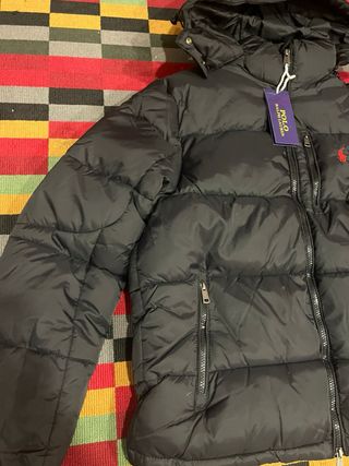 Abrigo Ralph Lauren Negro Talla M