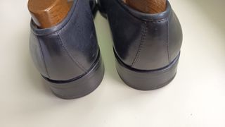 Mocassini Figini Pelle Blu Taglia 43.5