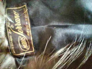 Chaqueta Piel Zorro Plateado